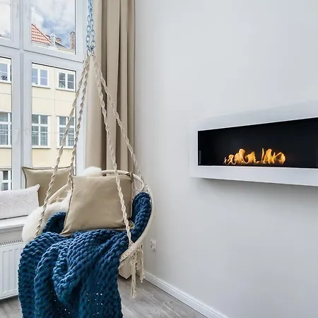 Cozy Fireplace Piwna Premium By Elite شقة غدانسك