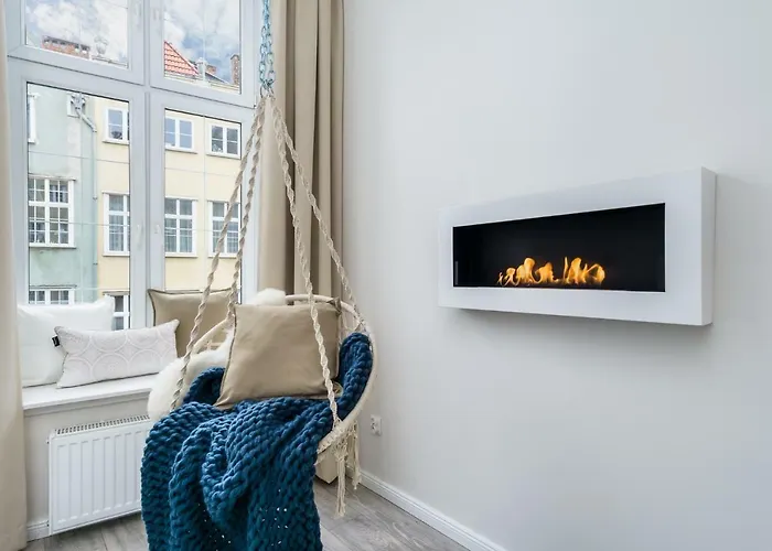 Cozy Fireplace Piwna Premium By Elite Gdańsk
